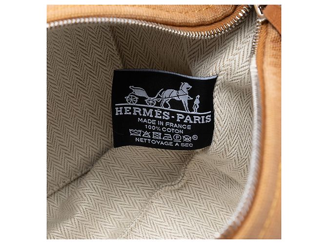 Estojo Hermès Small Toile Bride A Brac Castanho Marrom - vista 5