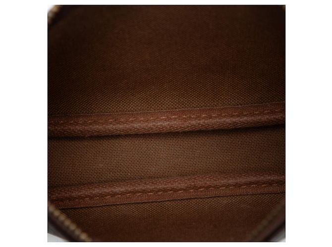 Bolsa de mão Louis Vuitton Monogram Mini Pochette Accessoires Castanha Marrom - vista 4