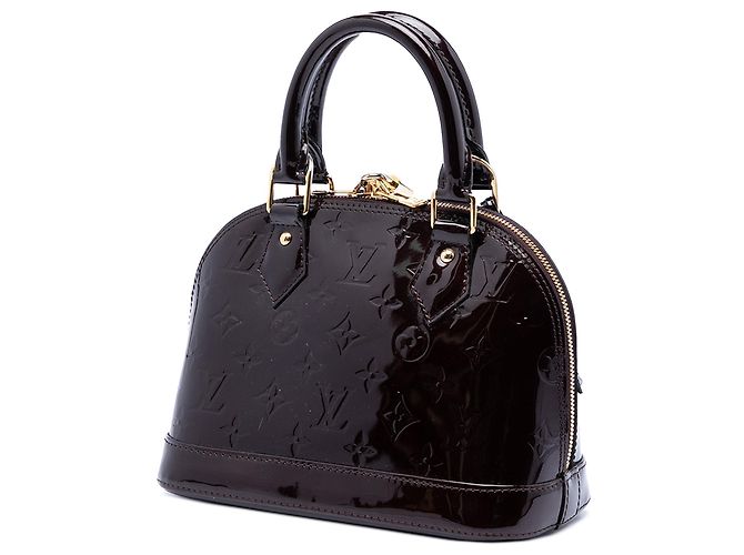 Borsa Alma BB in Vernis Monogram di Louis Vuitton in viola Porpora - vista 2