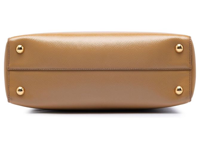 Borsa Prada Saffiano Vernice Parabole Marrone - vista 3