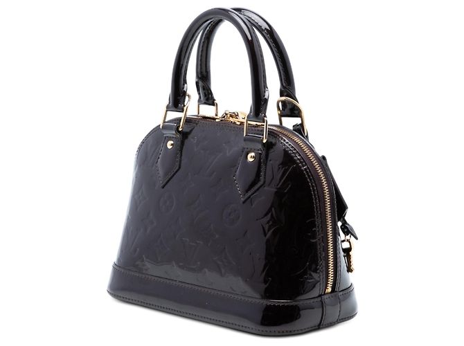 Borsa Alma BB in Vernis Monogram di Louis Vuitton in viola Porpora - vista 2