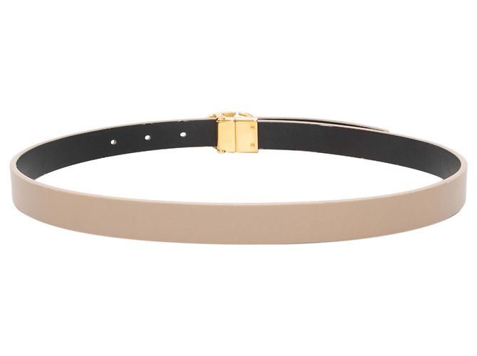 Christian Dior Reversibler Logo-Gürtel Tan & Black Größe US S Kamel - Ansicht 3