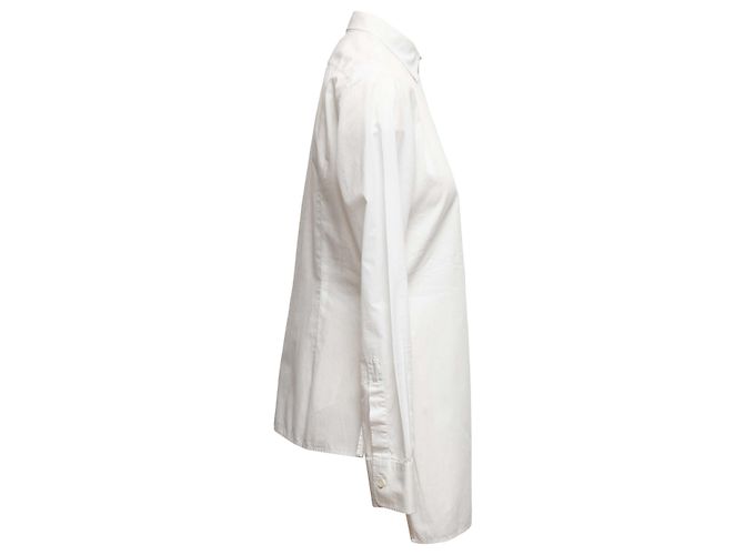 Maison Martin Margiela Top de botones de manga larga Maison Margiela blanco Talla IT 42 - vista 3