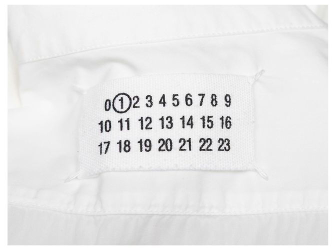Maison Martin Margiela Top de botones de manga larga Maison Margiela blanco Talla IT 42 - vista 5