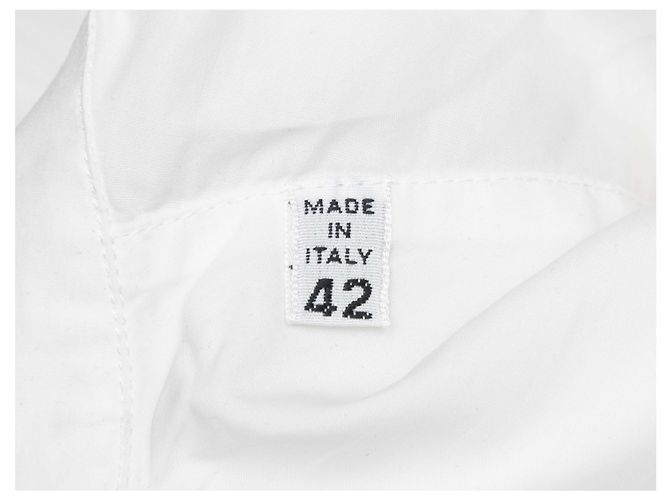 Maison Martin Margiela Top de botones de manga larga Maison Margiela blanco Talla IT 42 - vista 6