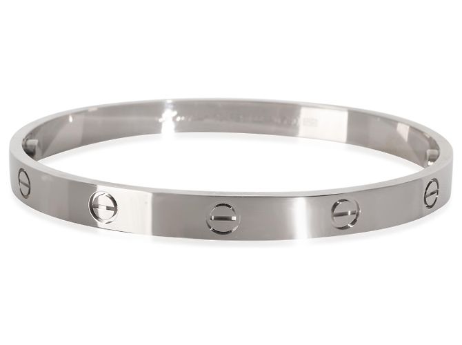 Bracciale Love Cartier in oro bianco - vista 4