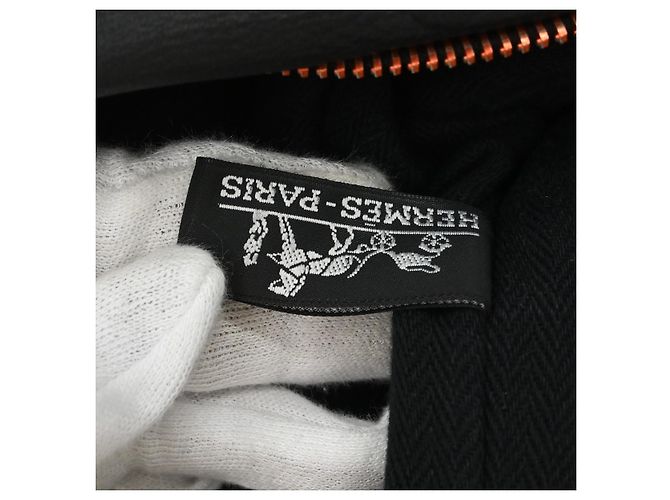 Hermès Hermes Caravan Tote Leather MM Nero - vista 4