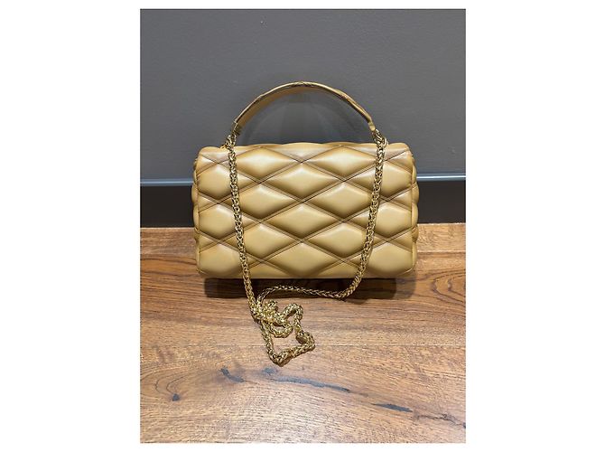 Borsa Louis Vuitton Go 14 GM Top Handle Cammello - vista 11