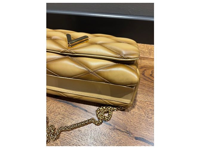 Borsa Louis Vuitton Go 14 GM Top Handle Cammello - vista 13