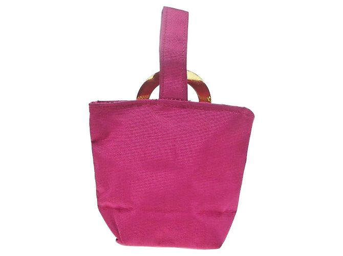 Céline Celine Circle Logo Pouch Canvas N/a Lila - Ansicht 2