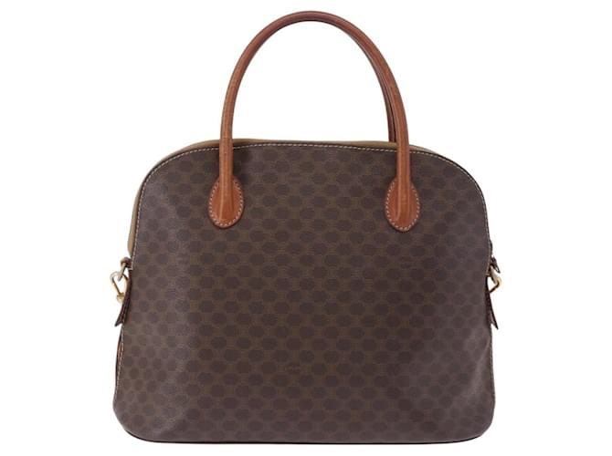 Céline Celine Macadam Leather Small Marrone - vista 2