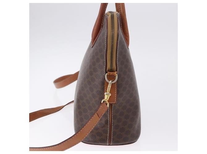 Céline Celine Macadam Leather Small Marrone - vista 3