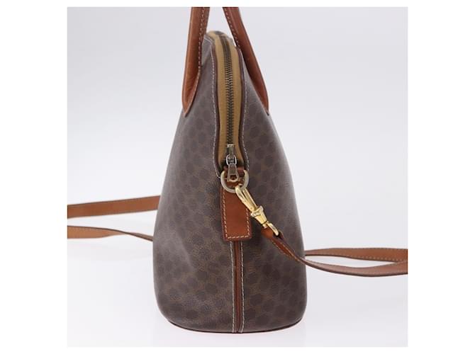 Céline Celine Macadam Leather Small Marrone - vista 5