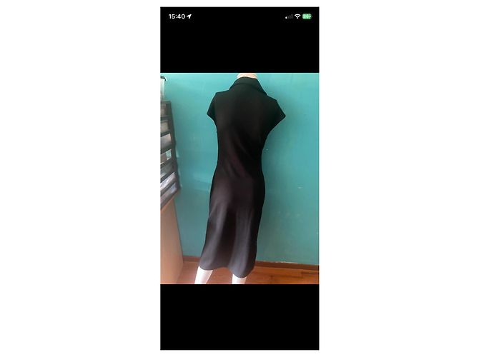 Zara Abito nero con bottoni dorati - vista 7