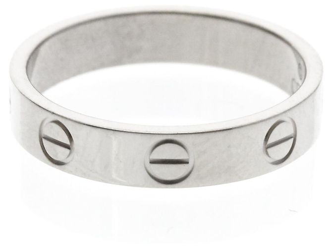 Cartier Love Ring 18K Weißgold Silber - Ansicht 3