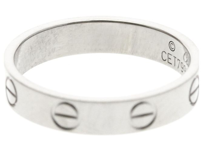 Cartier Love Ring 18K Weißgold Silber - Ansicht 6