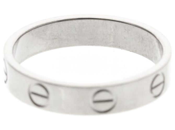 Cartier Love Ring 18K Weißgold Silber - Ansicht 7