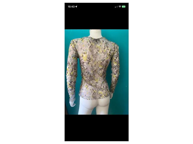 Coast Top con estampado floral Multicolor Gris Amarillo Azul claro - vista 5