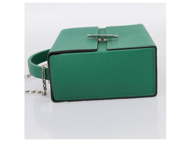 Hermès Hermes Cinhetic Top Handle Chevre Mysore Verde - vista 3