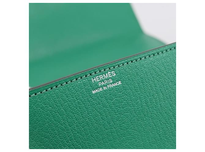 Hermès Hermes Cinhetic Top Handle Chevre Mysore Verde - vista 6