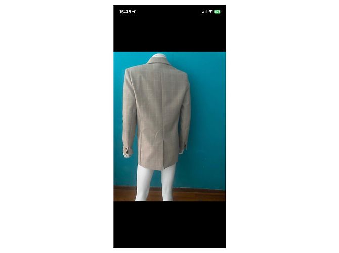 Blazer Maje de cuadros beige - vista 8