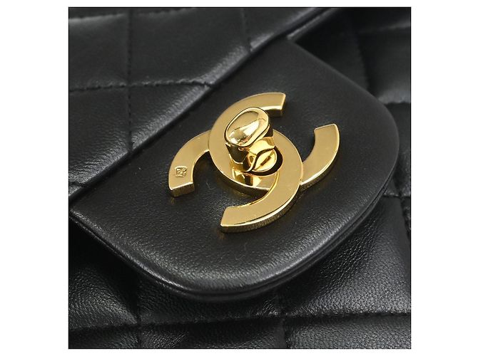 Chanel Timeless Lambskin Small Nero - vista 4