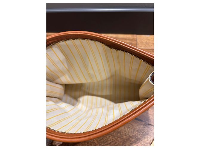 Necessaire Giant Monogram in rafia Louis Vuitton 26 Marrone Beige - vista 8