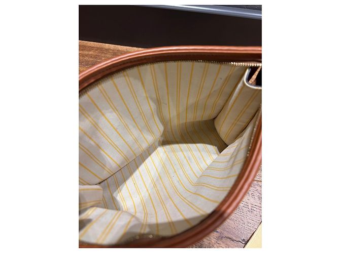 Necessaire Giant Monogram in rafia Louis Vuitton 26 Marrone Beige - vista 9