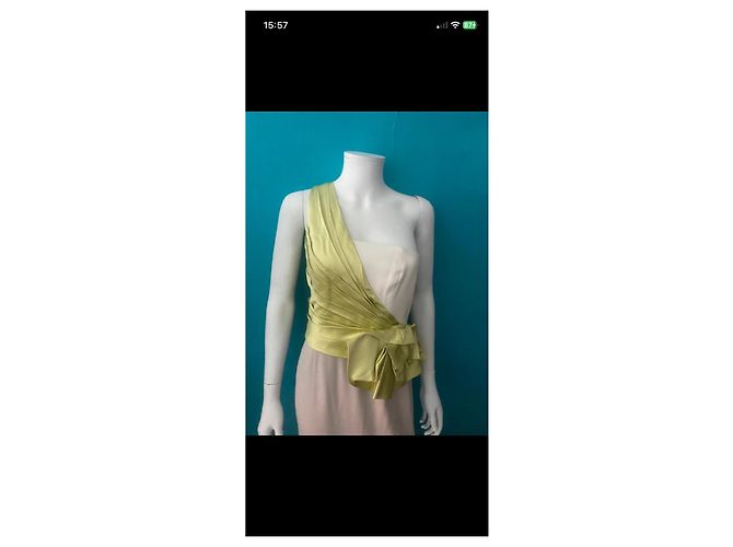 Paule Ka Maxikleid Beige Grün - Ansicht 13