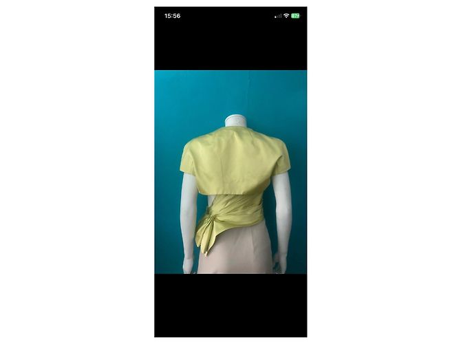 Paule Ka Maxikleid Beige Grün - Ansicht 9