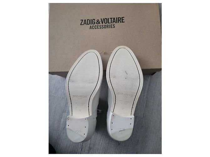 Botines Zadig & Voltaire de cuero blanco - vista 5