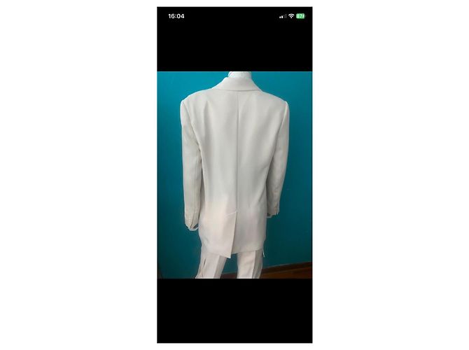 Parosh Completo con pantaloni cargo beige Bianco - vista 19