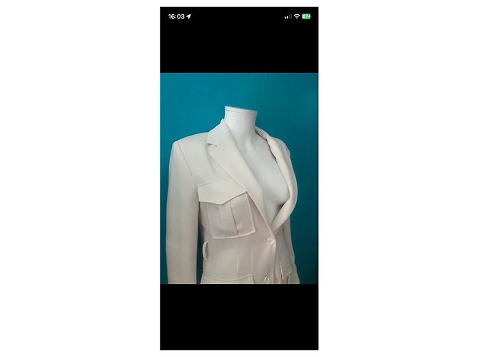 Parosh Completo con pantaloni cargo beige Bianco - vista 5