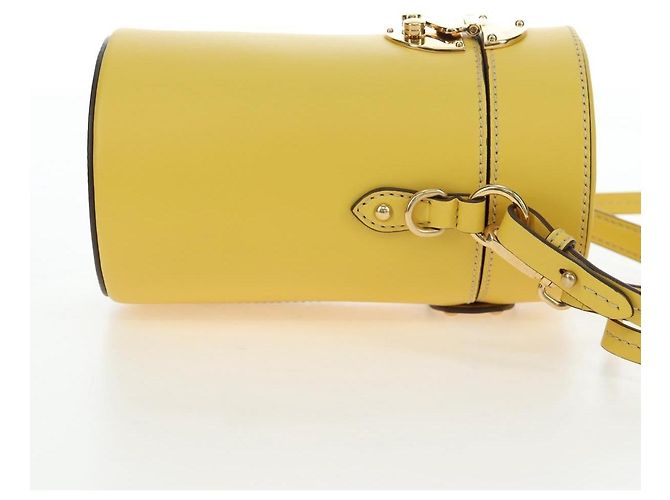 Miu Miu Vintage Leather Giallo - vista 4