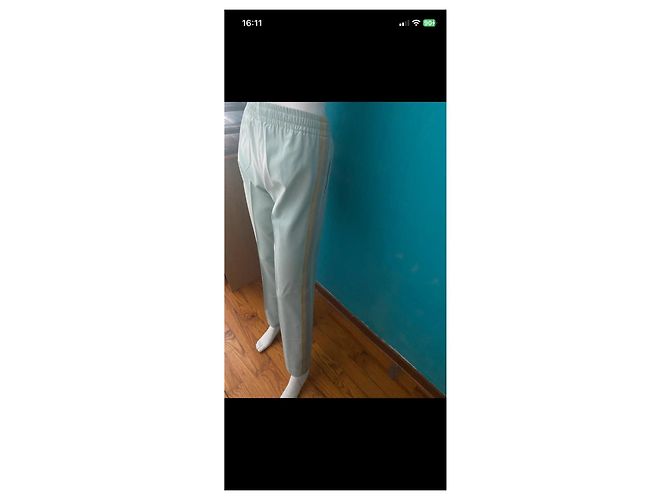 Zadig & Voltaire hellblaue Hose mit irisierendem Streifen - Ansicht 5