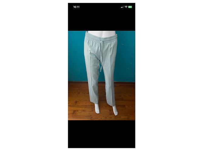 Zadig & Voltaire hellblaue Hose mit irisierendem Streifen - Ansicht 6