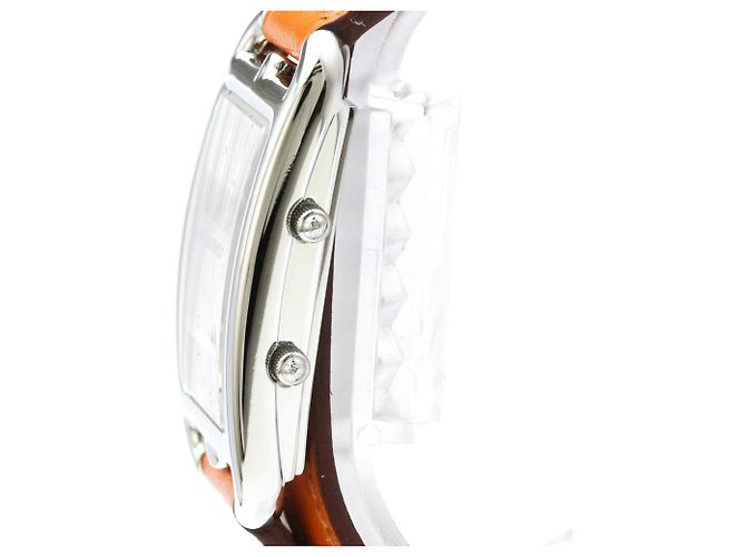 Hermès Hermes Cape Cod Double Tour Quartz Stainless Steel and Leather 20 - vista 3