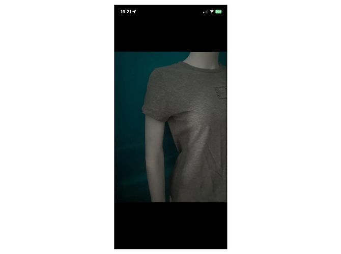 Camiseta Hugo Boss gris de algodón - vista 4