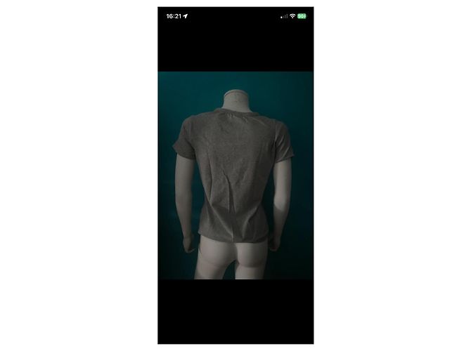 Camiseta Hugo Boss gris de algodón - vista 5