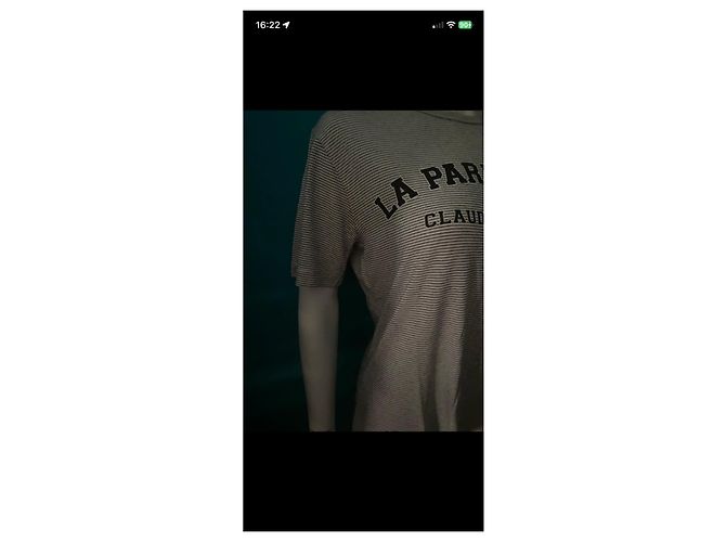 Claudie Pierlot Camiseta de algodón a rayas "La Parisienne" - vista 4