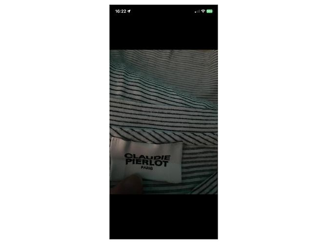 Claudie Pierlot Camiseta de algodón a rayas "La Parisienne" - vista 6