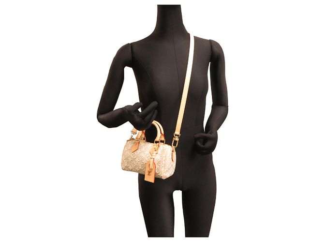 Borsa a tracolla Louis Vuitton Nano Speedy Monogramma - vista 8