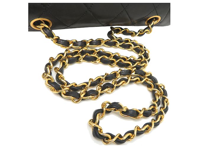 Borsa a tracolla Chanel Matelassé Diana Flap Nero - vista 5