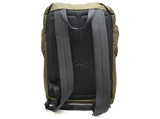Zaino Prada da uomo in nylon kaki Cachi - vista 2