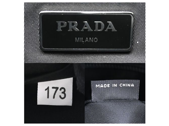 Zaino Prada da uomo in nylon kaki Cachi - vista 8