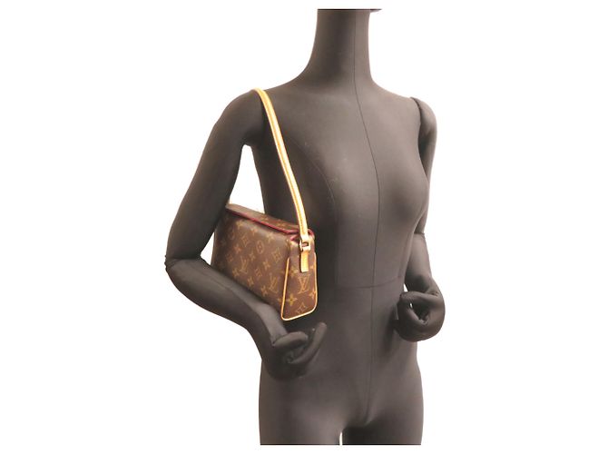 Louis Vuitton Recital Schultertasche für Damen M51900 Braun - Ansicht 9