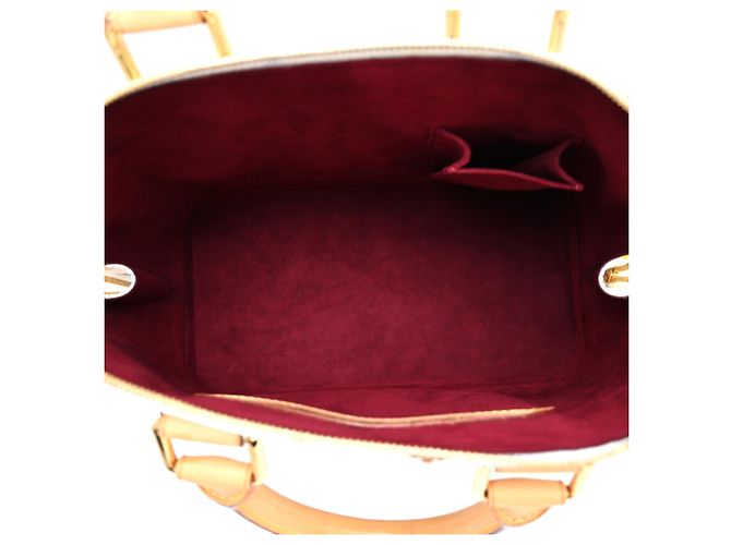 Borsa Louis Vuitton Alma PM Bianco - vista 6