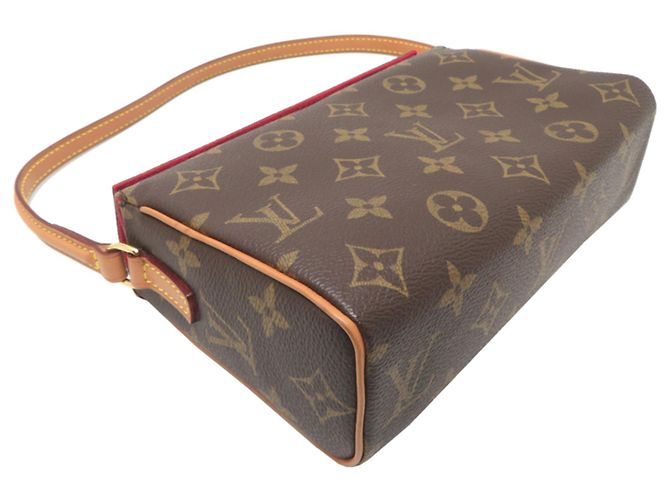 Borsa a tracolla Louis Vuitton Recital da donna M51900 Marrone - vista 3