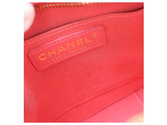Chanel Timeless CC Octagon Camera Case Quilted Lambskin Mini Rosa - vista 5