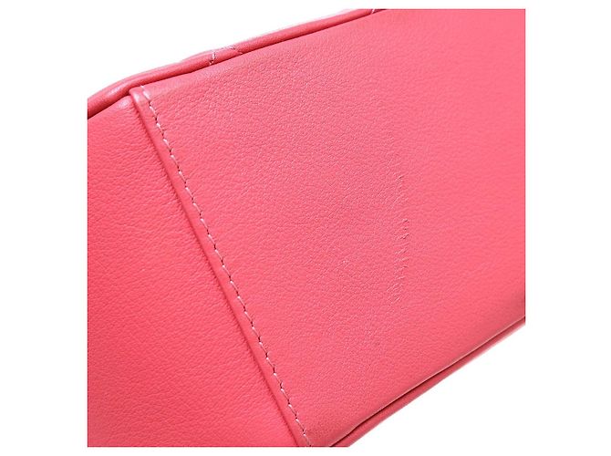 Chanel Timeless CC Octagon Camera Case Quilted Lambskin Mini Rosa - vista 7
